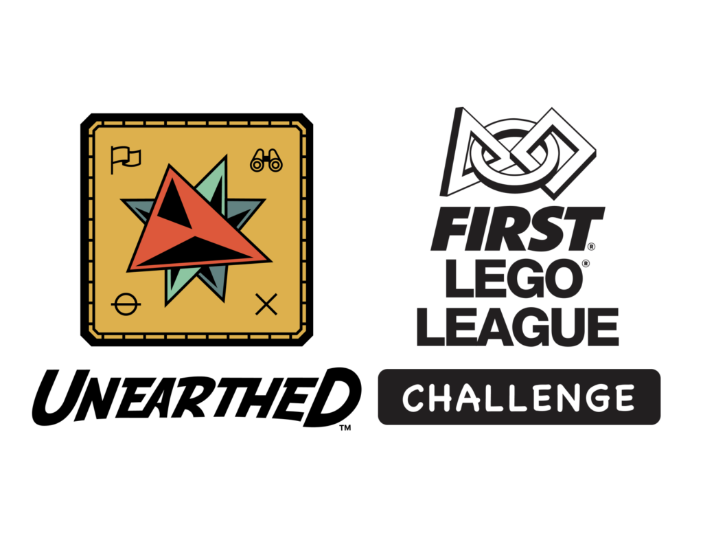 Unearthed and FIRST LEGO League icons